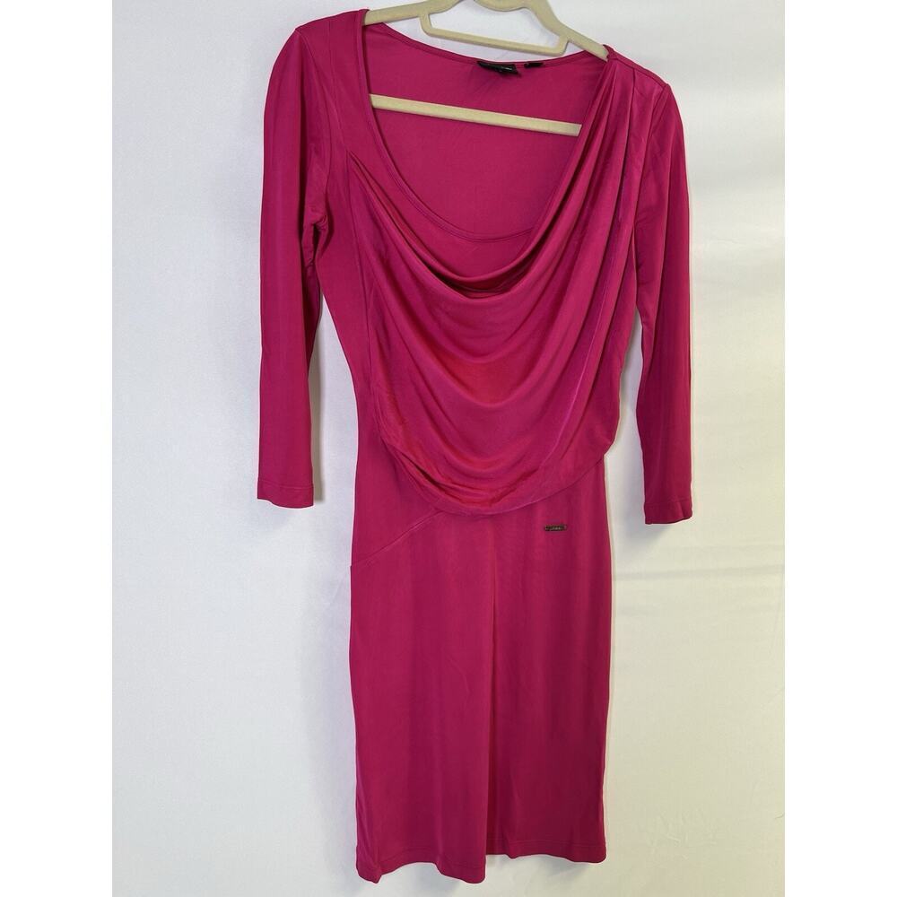 VTG‎ Just Cavalli Bodycon Hot Pink Dress Barbi Cocktail Party Size S